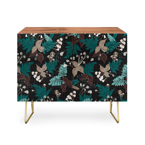 Heather Dutton Magic Forest Black Credenza