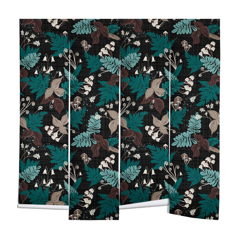 Heather Dutton Magic Forest Black Wall Mural