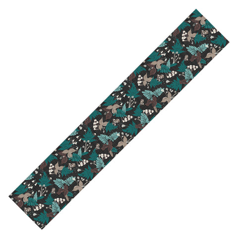 Heather Dutton Magic Forest Black Table Runner