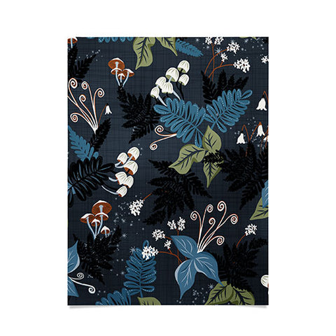 Heather Dutton Magic Forest Midnight Poster