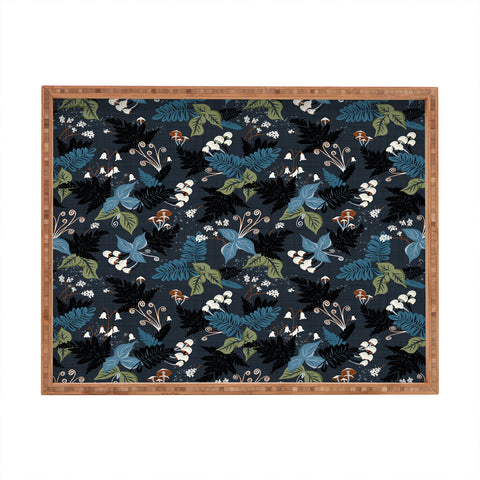 Heather Dutton Magic Forest Midnight Rectangular Tray