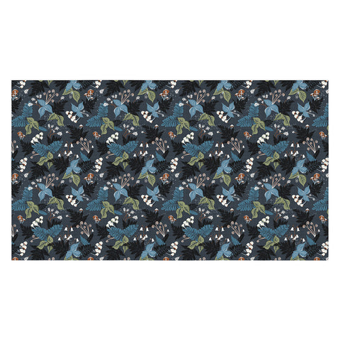 Heather Dutton Magic Forest Midnight Tablecloth
