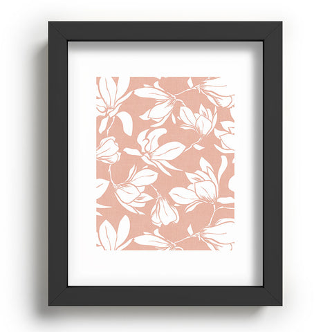 Heather Dutton Magnolia Garden Blush Pink Recessed Framing Rectangle