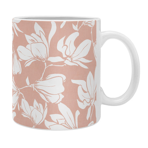 Heather Dutton Magnolia Garden Blush Pink Coffee Mug