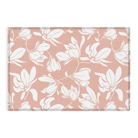 Heather Dutton Magnolia Garden Blush Pink Outdoor Rug