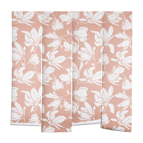 Heather Dutton Magnolia Garden Blush Pink Wall Mural