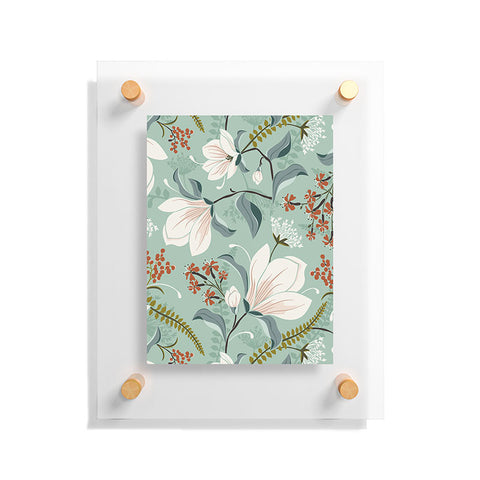 Heather Dutton Magnolia Plantation Celadon Floating Acrylic Print