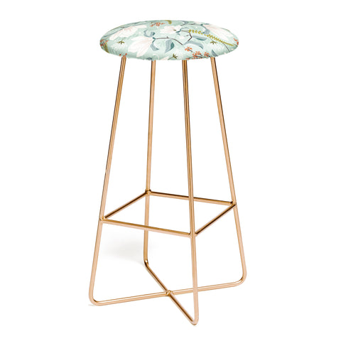 Heather Dutton Magnolia Plantation Celadon Bar Stool