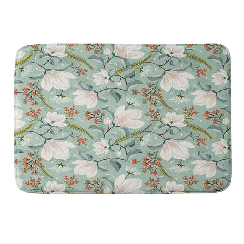 Heather Dutton Magnolia Plantation Celadon Memory Foam Bath Mat