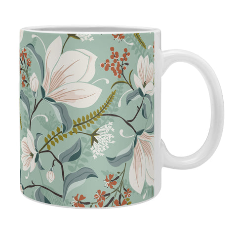 Heather Dutton Magnolia Plantation Celadon Coffee Mug
