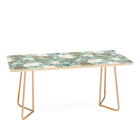 Heather Dutton Magnolia Plantation Celadon Coffee Table