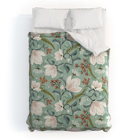 Heather Dutton Magnolia Plantation Celadon Comforter