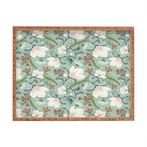 Heather Dutton Magnolia Plantation Celadon Rectangular Tray