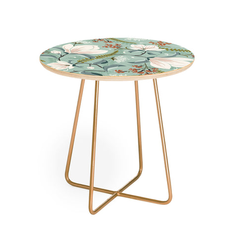 Heather Dutton Magnolia Plantation Celadon Round Side Table