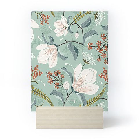 Heather Dutton Magnolia Plantation Celadon Mini Art Print