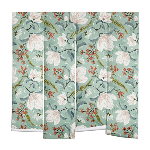 Heather Dutton Magnolia Plantation Celadon Wall Mural