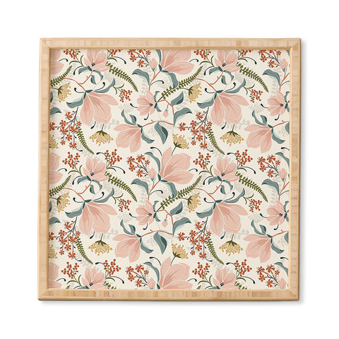 Heather Dutton Magnolia Plantation Ivory Framed Wall Art