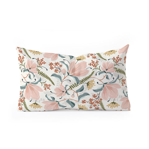 Heather Dutton Magnolia Plantation Ivory Oblong Throw Pillow