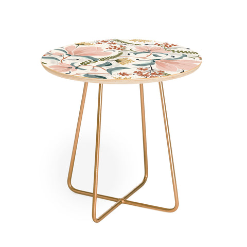 Heather Dutton Magnolia Plantation Ivory Round Side Table