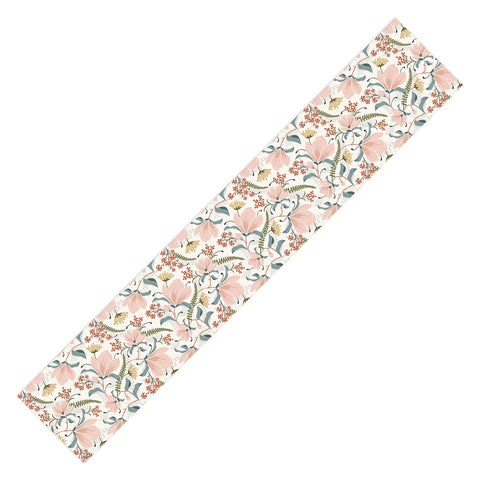 Heather Dutton Magnolia Plantation Ivory Table Runner