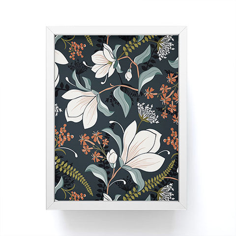 Heather Dutton Magnolia Plantation Midnight Framed Mini Art Print