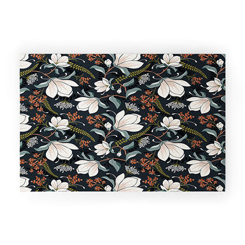 Heather Dutton Magnolia Plantation Midnight Welcome Mat