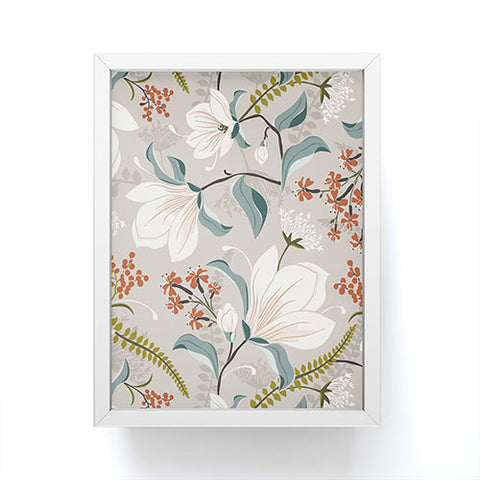 Heather Dutton Magnolia Plantation Taupe Framed Mini Art Print