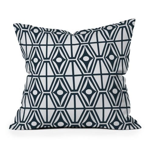 Heather Dutton Metro Steel Outdoor Throw Pillow