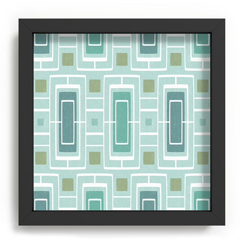 Heather Dutton Midtown Aqua Recessed Framing Square