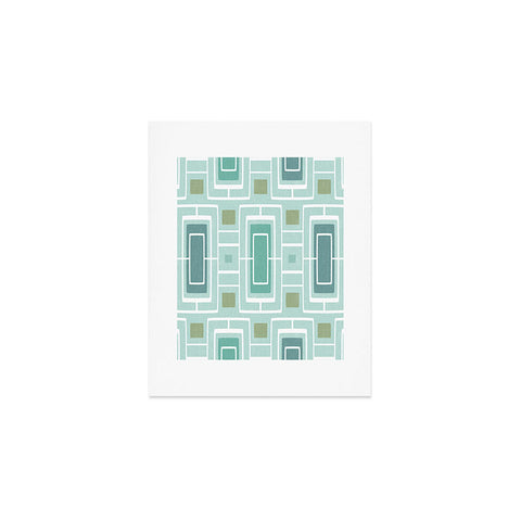 Heather Dutton Midtown Aqua Art Print