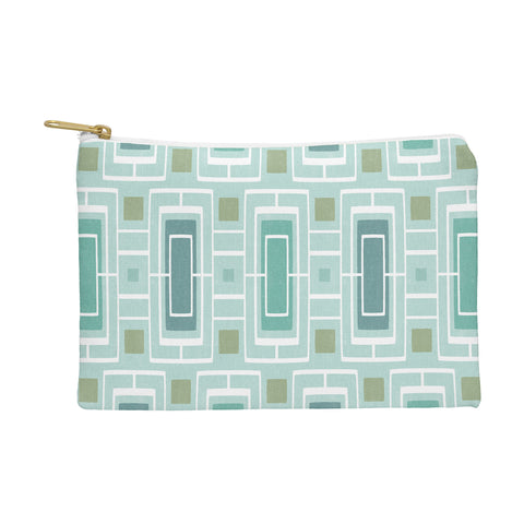 Heather Dutton Midtown Aqua Pouch