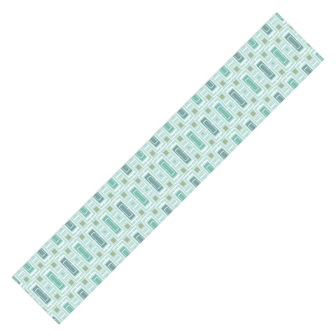 Heather Dutton Midtown Aqua Table Runner