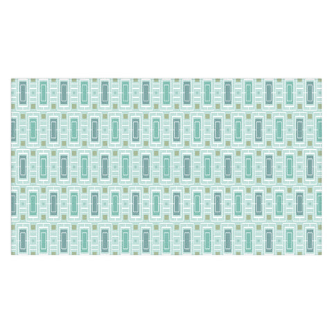 Heather Dutton Midtown Aqua Tablecloth