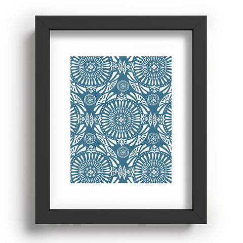 Heather Dutton Mystral Mineral Blue Recessed Framing Rectangle