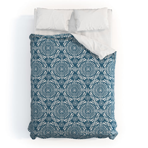 Heather Dutton Mystral Mineral Blue Comforter