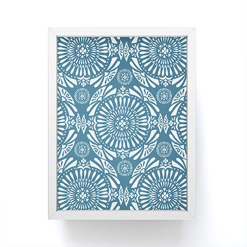 Heather Dutton Mystral Mineral Blue Framed Mini Art Print