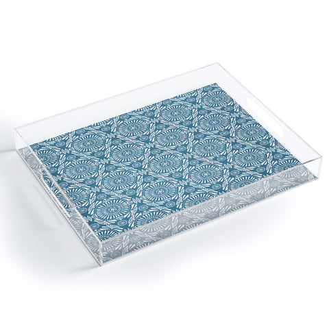 Heather Dutton Mystral Mineral Blue Acrylic Tray