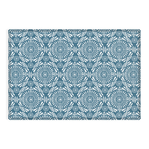 Heather Dutton Mystral Mineral Blue Outdoor Rug