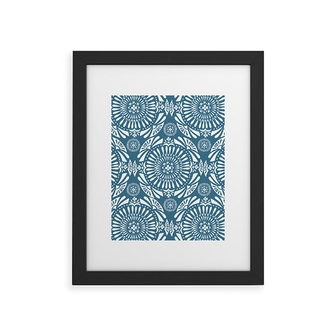 Heather Dutton Mystral Mineral Blue Framed Art Print