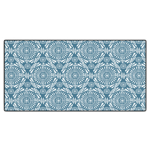 Heather Dutton Mystral Mineral Blue Desk Mat