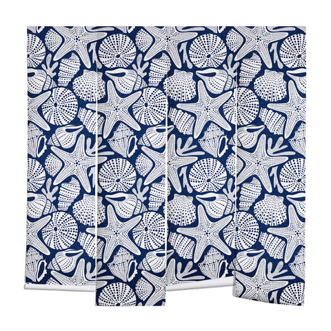 Heather Dutton Ocean Floor Nautical Shells Wall Mural
