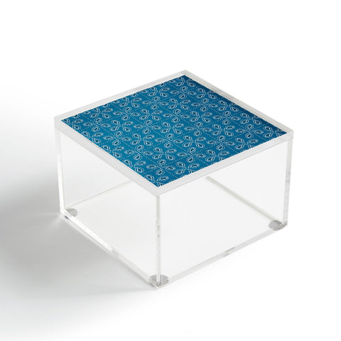 Heather Dutton Paizale Blue Ivory Acrylic Box