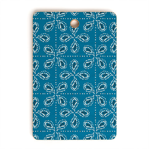 Heather Dutton Paizale Blue Ivory Cutting Board Rectangle