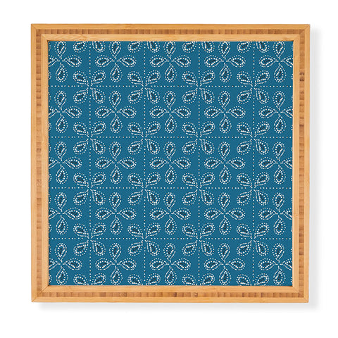 Heather Dutton Paizale Blue Ivory Framed Wall Art