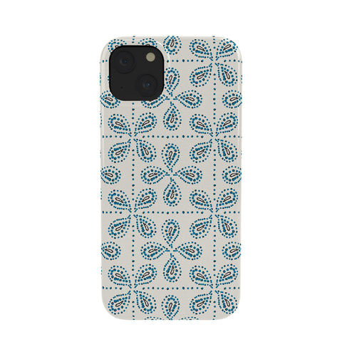 Heather Dutton Paizale Ivory Blue Phone Case