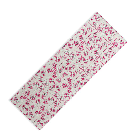 Heather Dutton Paizale Ivory Pink Yoga Mat