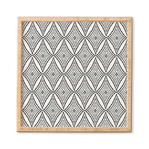 Heather Dutton Pebble Pathway Black and White Framed Wall Art