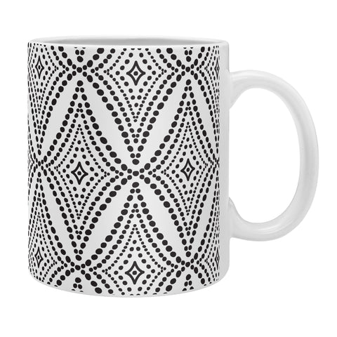 Heather Dutton Pebble Pathway Black and White Coffee Mug