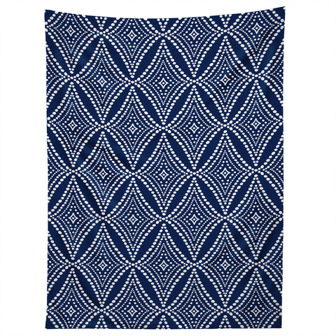 Heather Dutton Pebble Pathway Navy Blue Tapestry