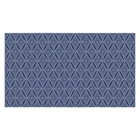 Heather Dutton Pebble Pathway Navy Blue Tablecloth